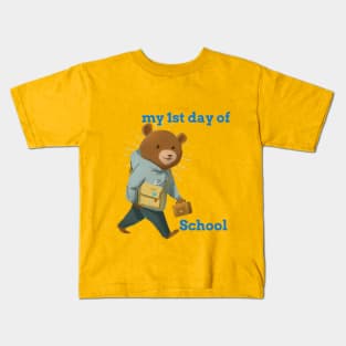 my 1st day at school Kids T-Shirt